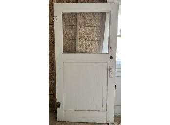 White Vintage Door