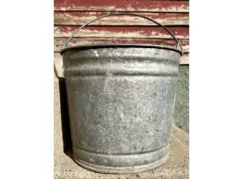 Vintage Tin Bucket