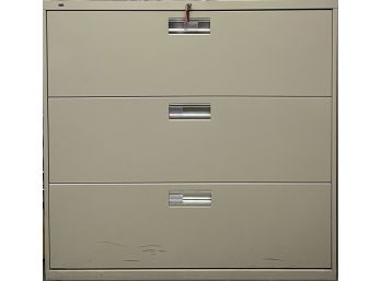 Two Hon Three Drawer Filing Cabinets