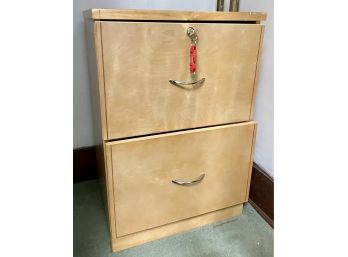 Wooden 2-drawer Filing Cabinet