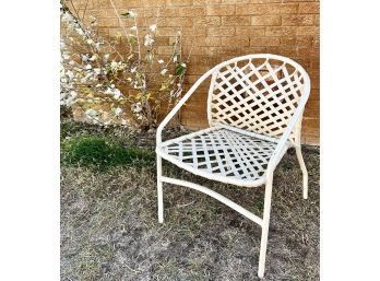 (4) Mid Century Outdoor Mesh Chairs