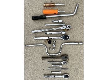 Lot Of Misc Socket Wrenches And Cranks