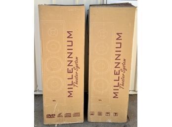 (2) Millennium MTS-2328 Speakers, In Box