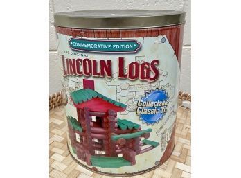 Lincoln Logs In 11 Tall Tin