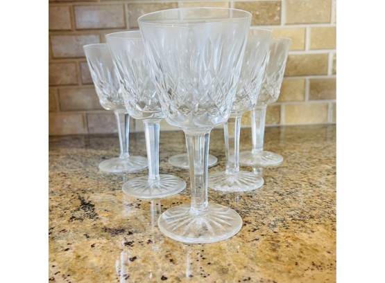 6 Waterford Claret Glasses 6'