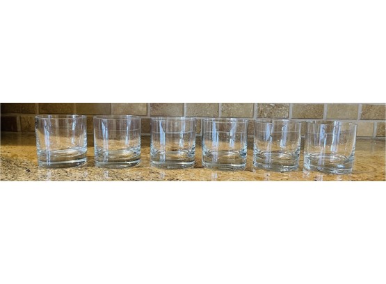 6 Rock Glasses By Rosenthal