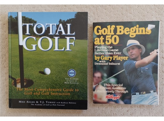 Set Of 2 Golf Books