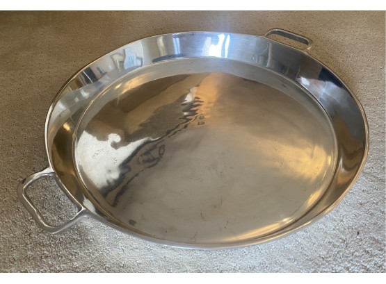 Guadalupe Imports Round Metal Tray