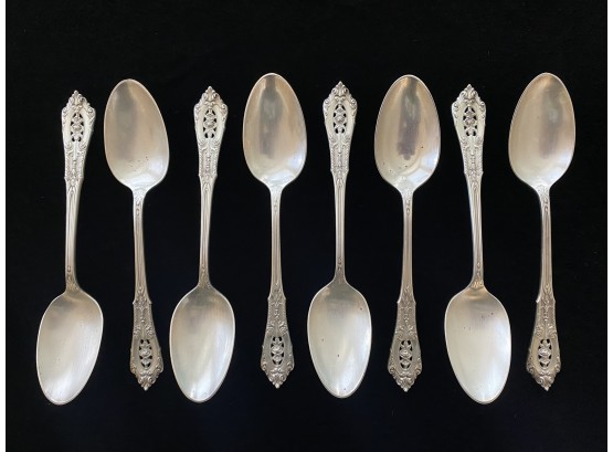 Lot Of 8 Wallace Sterling Silver Spoons 8.26oz