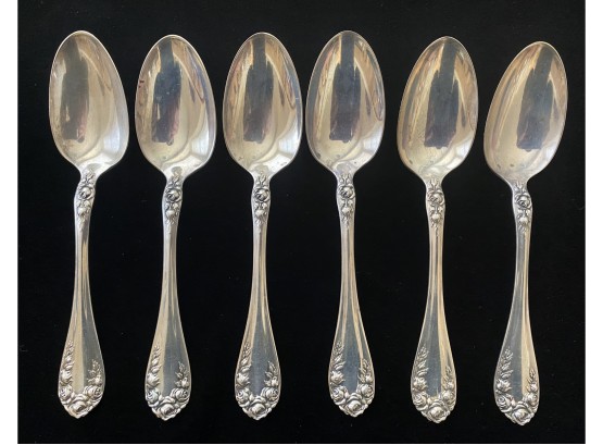 Lot Of 6 Sterling Silver Spoons 5.53oz