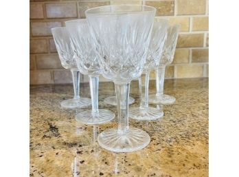 6 Waterford Claret Glasses 6'