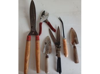 Lot Of Assorted Garden Tools.