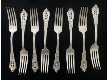 Lot Of 8 Wallace Sterling Silver Forks 13.15oz