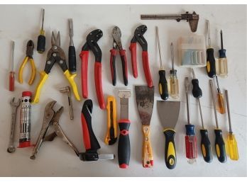 Lot Of Assorted Garage Tools.