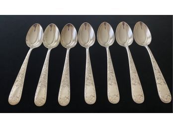 Lot Of 7 Kirk & Son Sterling Silver Spoons 8.4oz