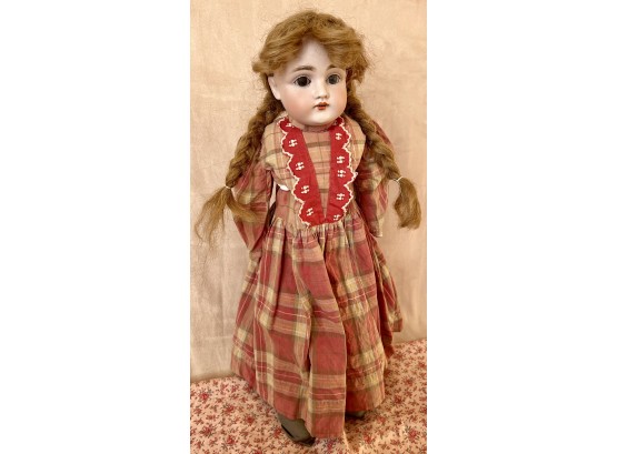 Antique DEP Bisque Doll- 18' German