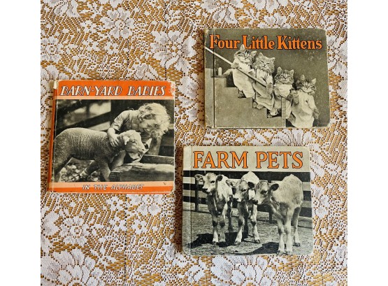 3 Vintage 1935 Photographic Books