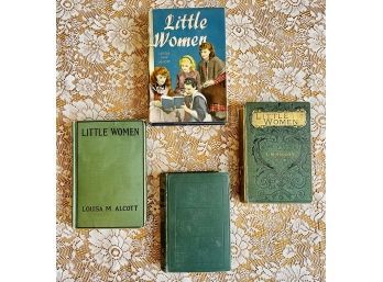 3 Different Little Women Editions By Louisa M. Alcott & 1826 Rose In Bloom Books