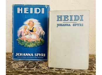 1915 & 1927 Editions Of Heidi By Johanna Spyri