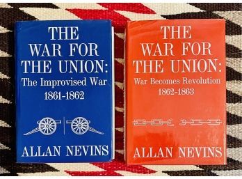2 Vol. 'The War For The Union', By Allan Nevins