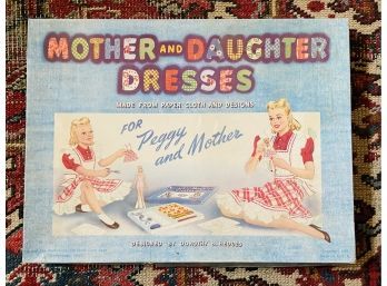 Vintage 1943 Mother & Daughter Dresses Game In Original Box.