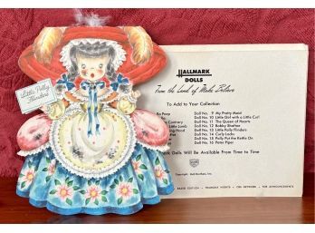 Vintage Hallmark Doll Card, Little Polly Handles