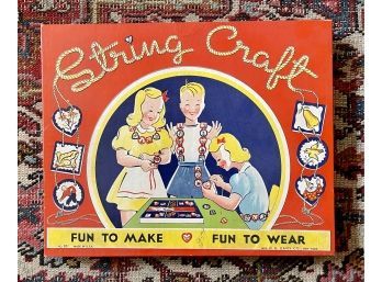 1930-40's Vintage H.Davis & Co. String Craft Set In Original Box