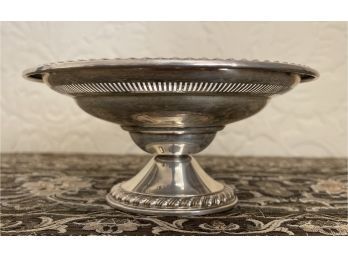 Antique Rogers Sterling Weighted Footed Bowl