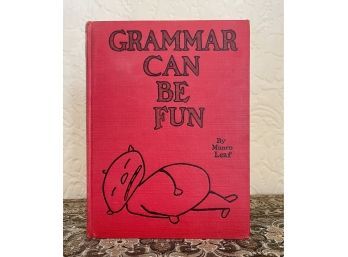 1938 Vintage Book 'Grammar Can Be Fun', By Munro Leaf