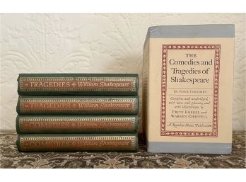 The Comedies & Tragedies Of Shakespeare In 4 Vol. By Random House 1944