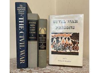 4 Vintage Books On Civil War
