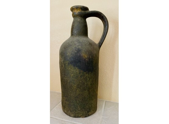 Large Clay Jug With Handle
