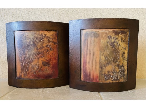 2 Uttermost Co. Wood Wall Decor Lot
