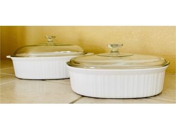 Corning Ware Casseroles With Lids