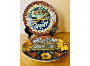 2 Talavera Decorative Plates