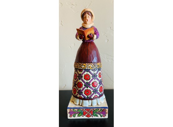 Jim Shore 'and God Bless You And Send You A Happy New Year'Figurine