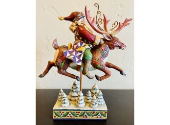 Jim Shore 'Santa Did Ride' Figurine