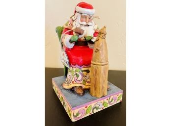 Jim Shore 'Carved With Care' Santa Figurine