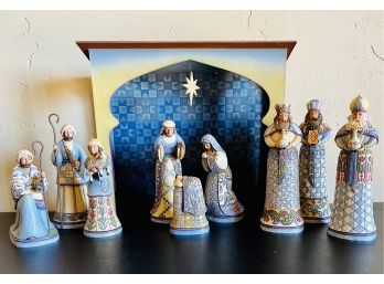 Jim Shore Nativity Scene With Accessories