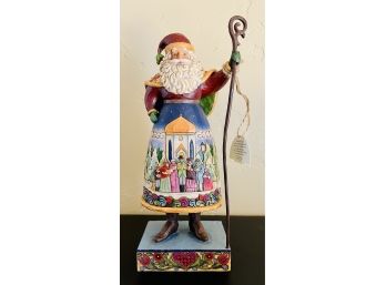 Jim Shore 'Here We Come A Caroling' Santa Figurine