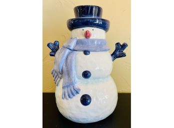 Ceramic Snowman Cookie Jar