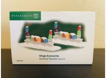 Department 56 Gumdrop Topiaries 2 Pc