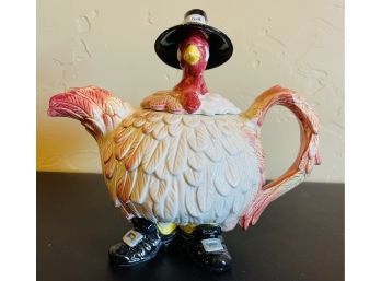 Fitz & Floyd 'Pilgrim's Progress' Teapot