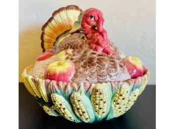 Fitz & Floyd 'Autumn Bounty' Ceramic Lidded Turkey