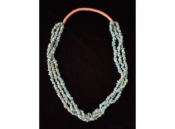 3 Strand 30' Turquoise Necklace