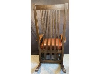 Mission Style Rocking Chair By Gene Southard