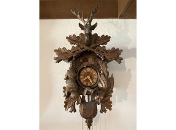 Hand Carved German Cuckoo Clock