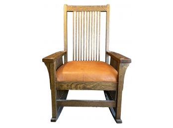 Mission Style Rocking Chair By Gene Suther