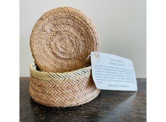 Tarahumara Lidded Basket