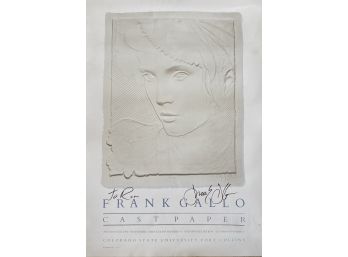 Frank Gallo Signed Poster Unframed